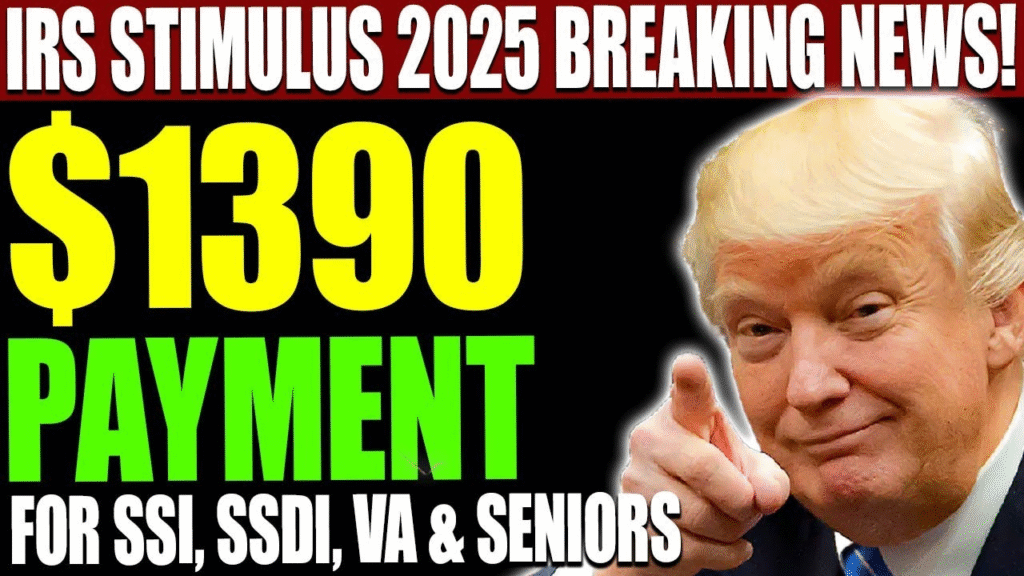 $1,390 Direct Deposit Checks Coming in October 2025